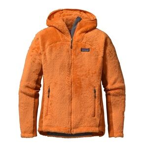 Patagonia Vibrant Orange Zip Up Hoodie Size S